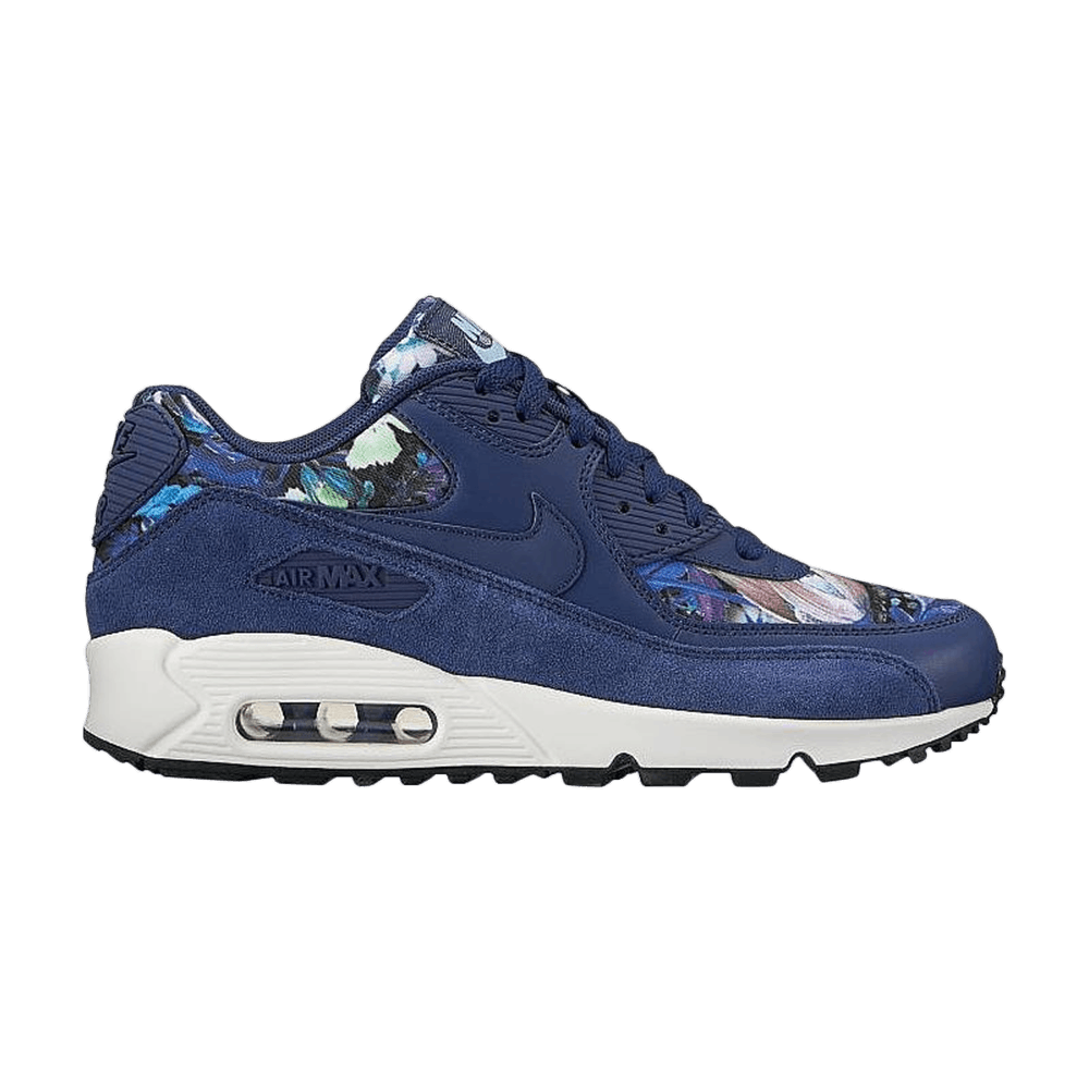 Wmns Air Max 90 SE 'Floral Binary Blue'