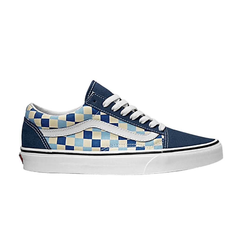 Old Skool 'Blue Topaz Checkerboard' - Vans - VN0A38G1QCM | GOAT