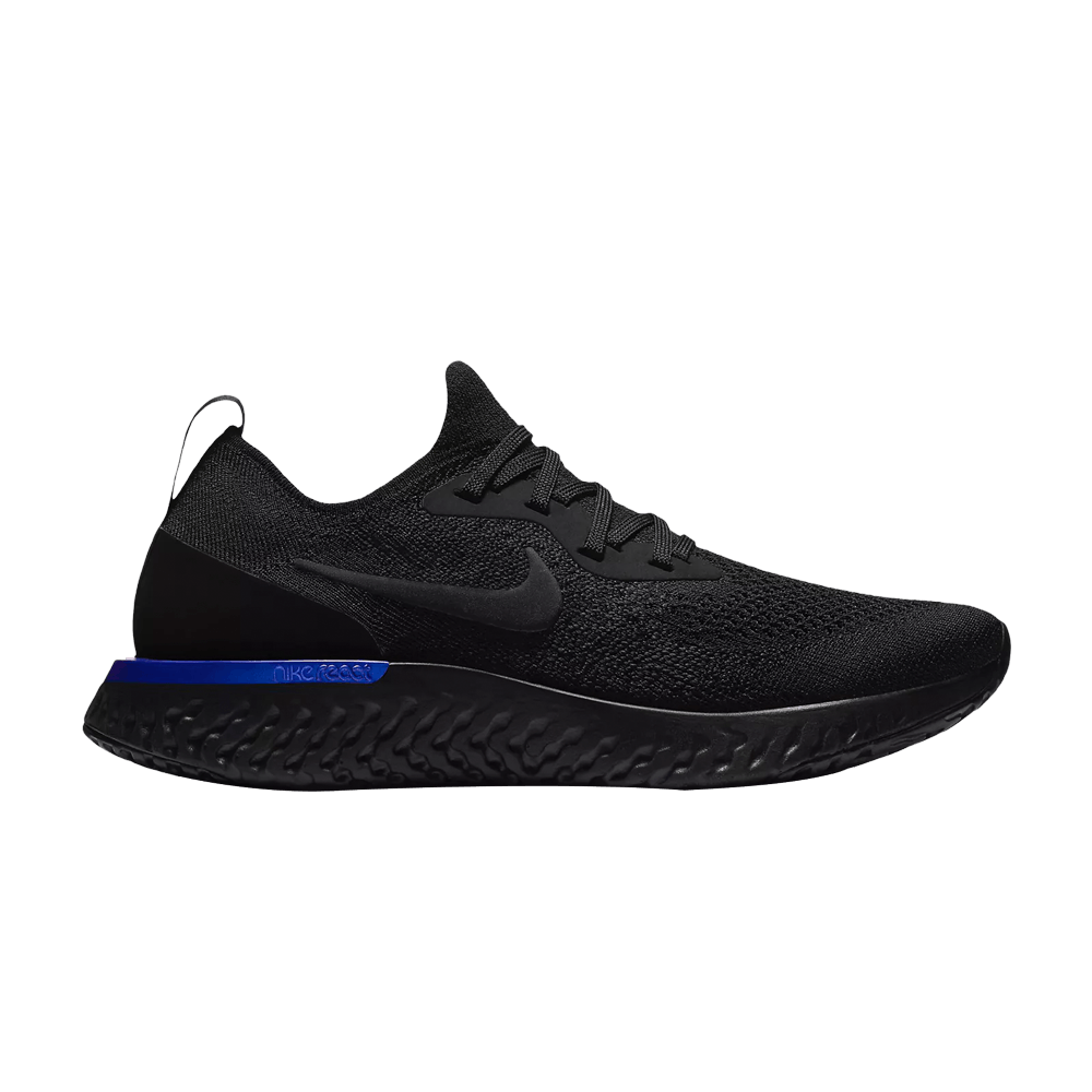 Wmns Epic React Flyknit 'Black Racer Blue'