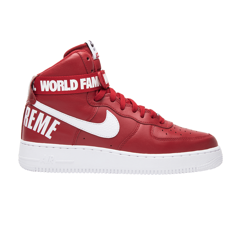 Supreme x Air Force 1 High SP 'Red'