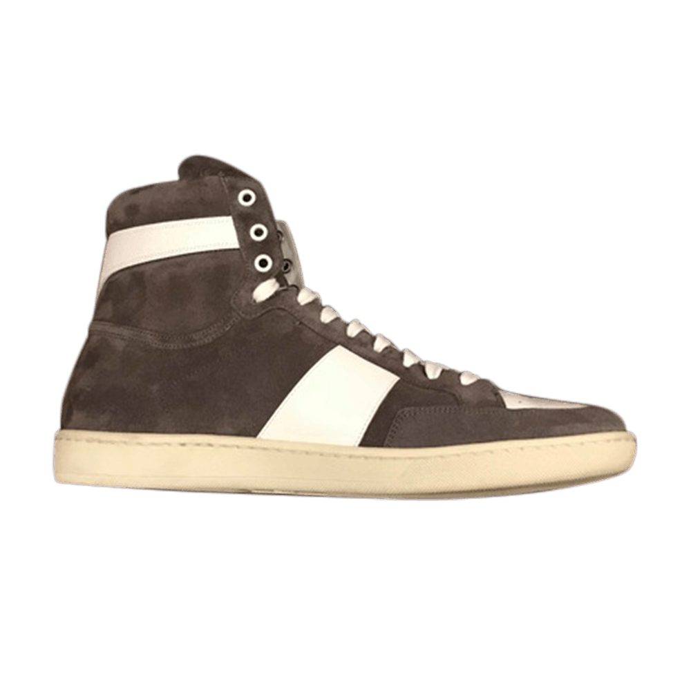 Saint Laurent High Top Sneaker 'Grey Suede'