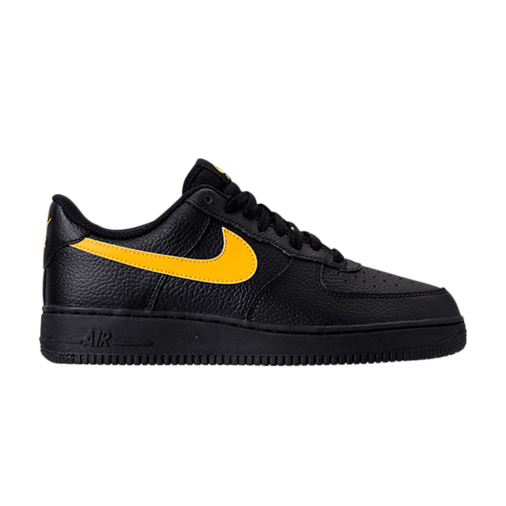 black and yellow af1