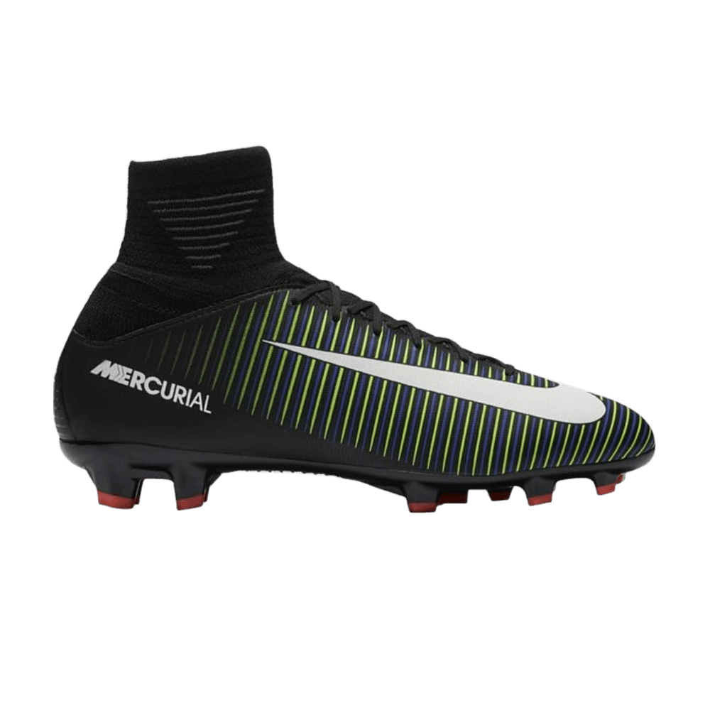 Mercurial SuperFly 5 FG GS 'Black Electric Green'