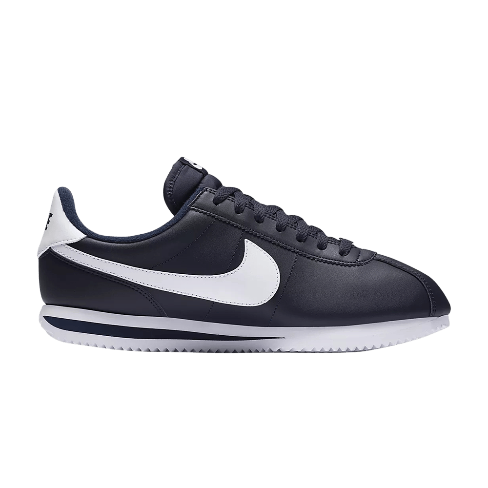 Cortez Basic Leather 'Obsidian'