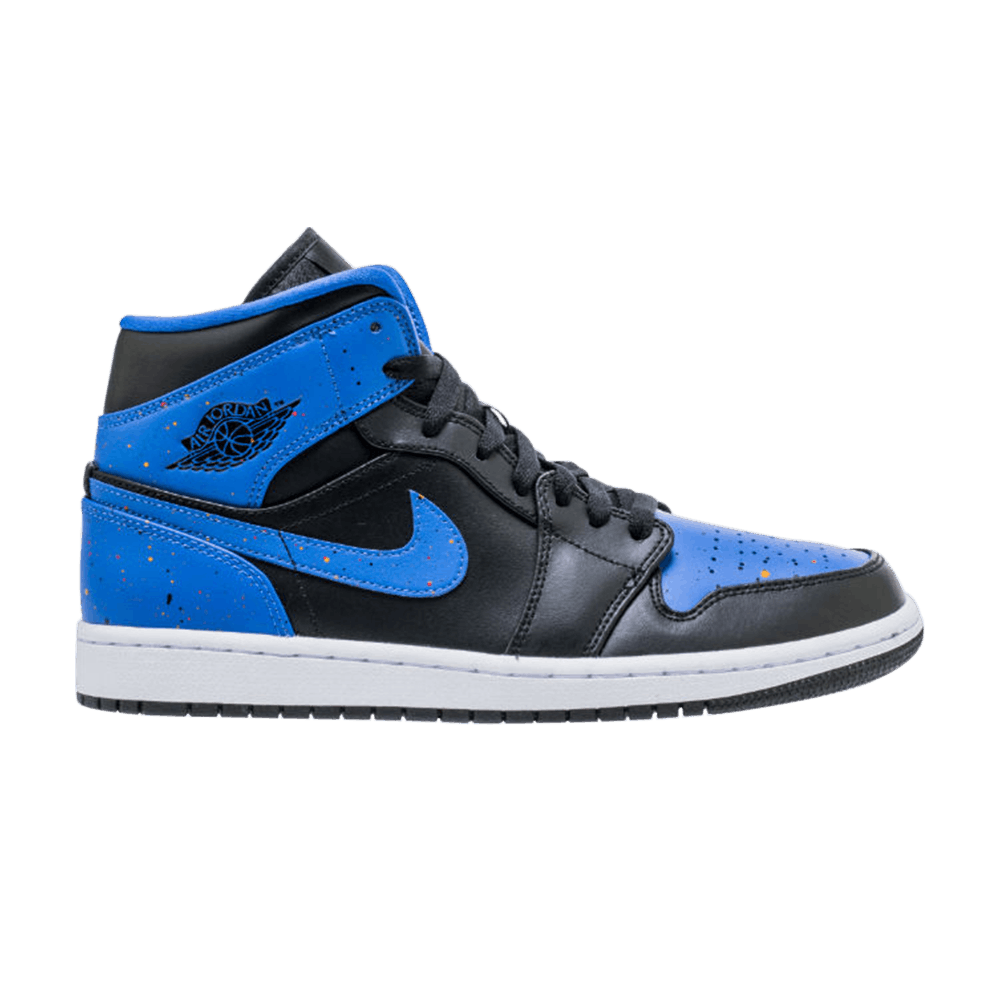 Air Jordan 1 Mid 'Royal Splatter' - Air Jordan - 554724 048 | GOAT