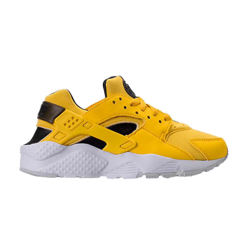 Pre-owned Nike Huarache Run Gs 'yellow'
