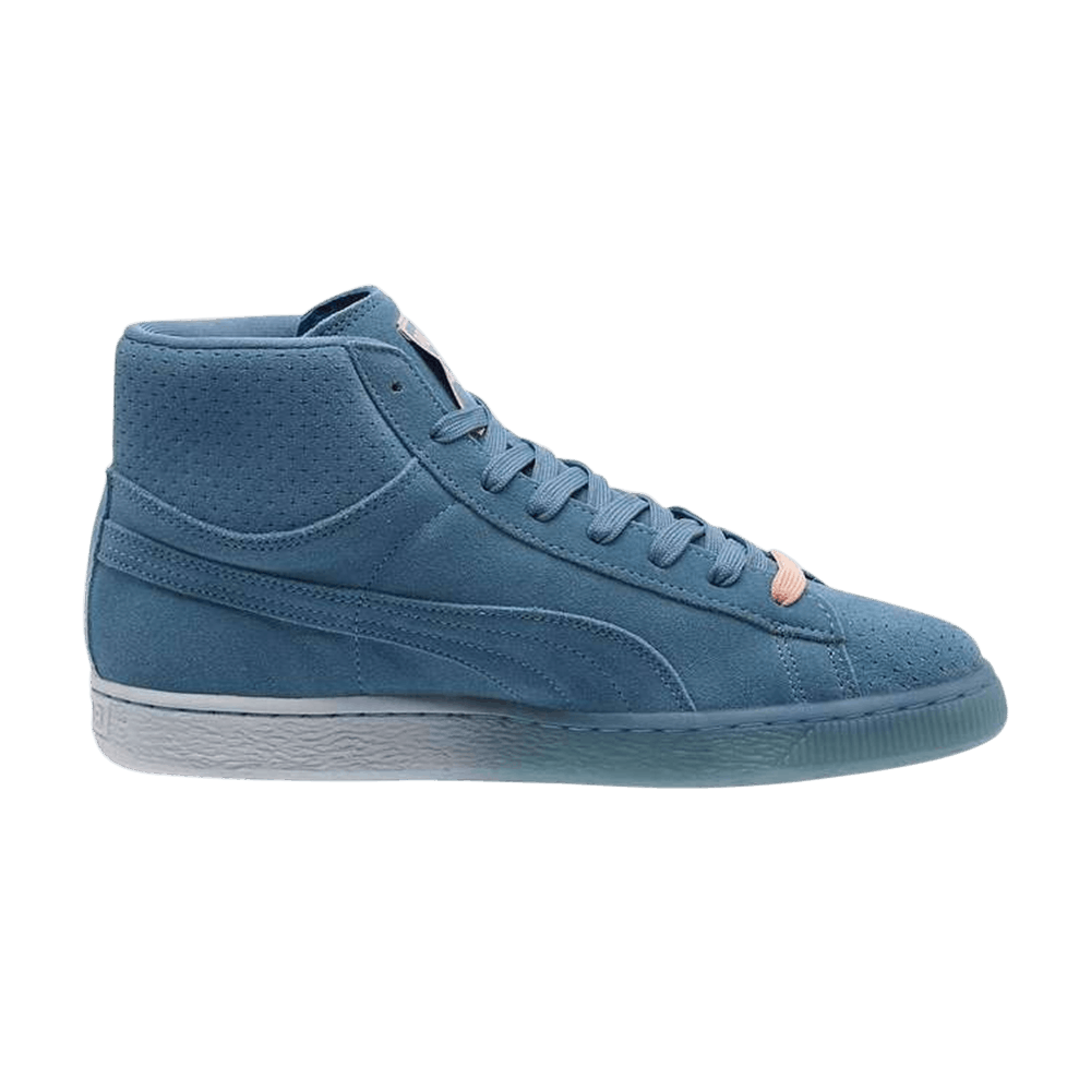 Pink Dolphin x Suede Classic Mid 'Blue Heaven'