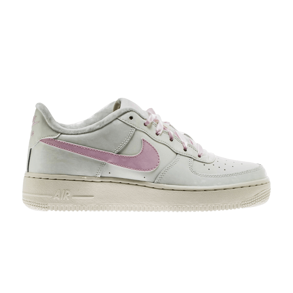 Pre-owned Nike Air Force 1 Gs 'sail Arctic Pink' In White