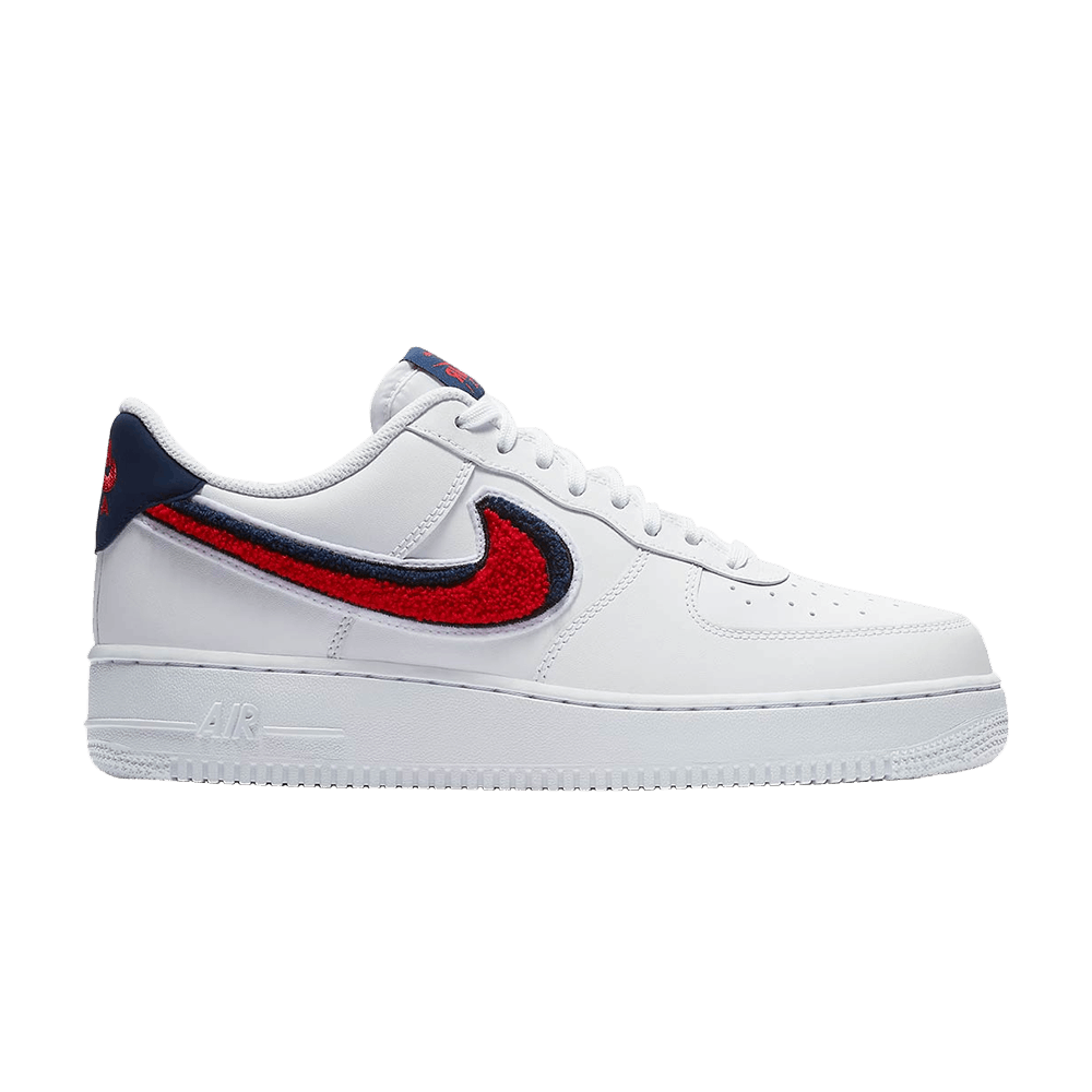 Air Force 1 07 LV8 'Chenille Swoosh' - Nike - 823511 106 | GOAT