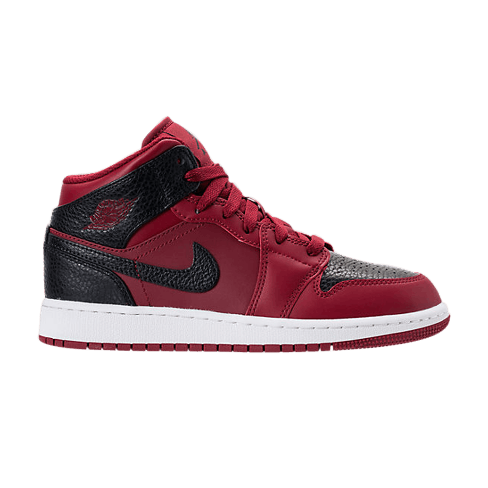 Air Jordan 1 Retro Mid GS 'Team Red Black'