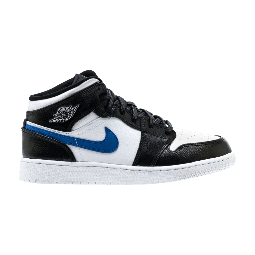 Air Jordan 1 Retro Mid GS 'Multi-Color Swoosh'