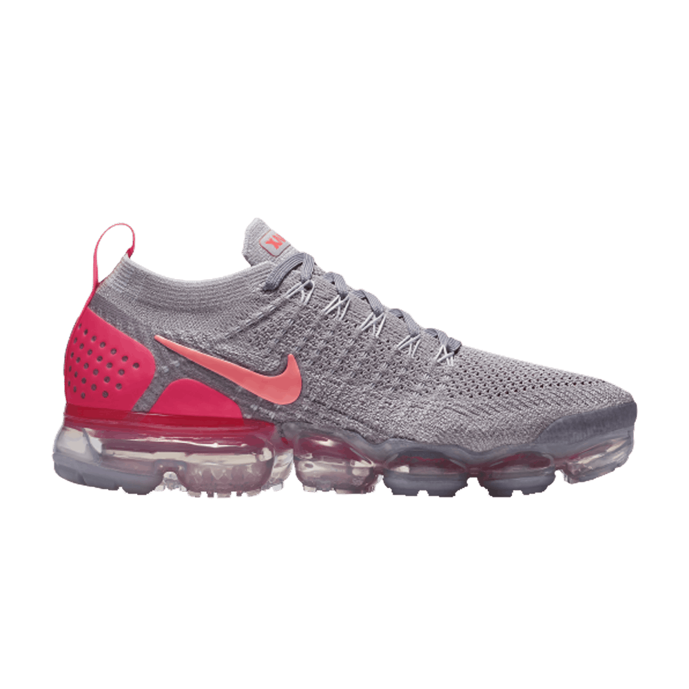 Wmns Air VaporMax Flyknit 2 'Grey Crimson'