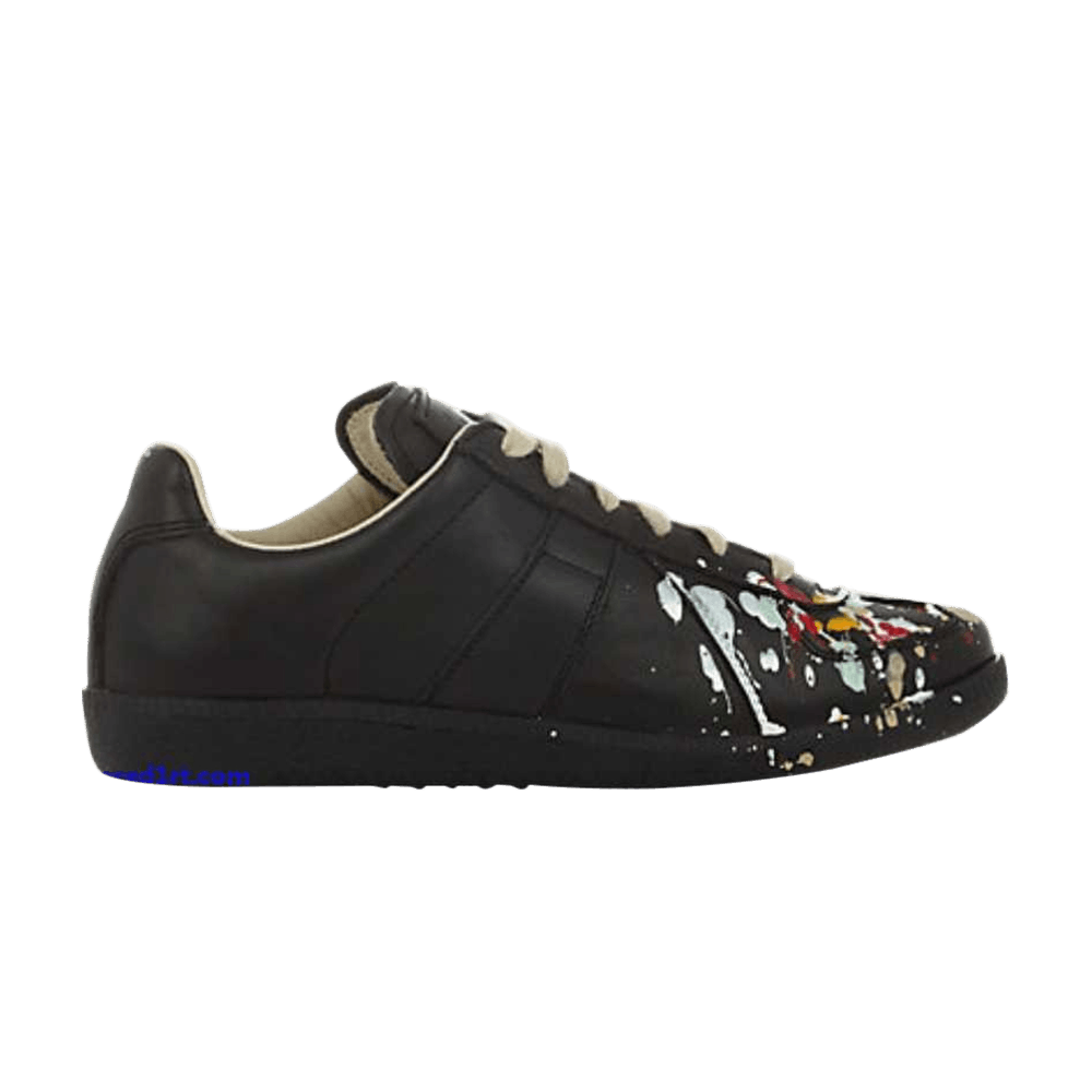 Maison Margiela Low Top 'Black Paint Splatter'