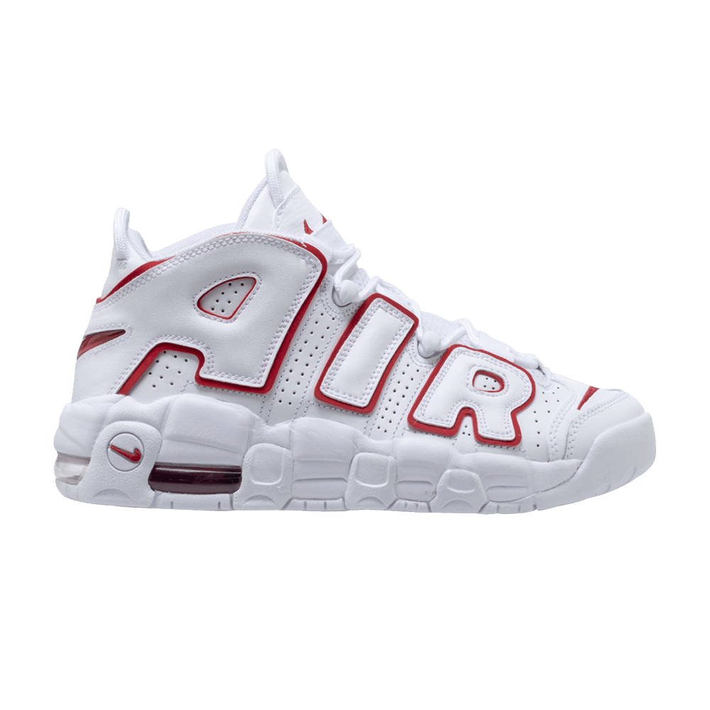 Air More Uptempo GS 'White Varsity Red'