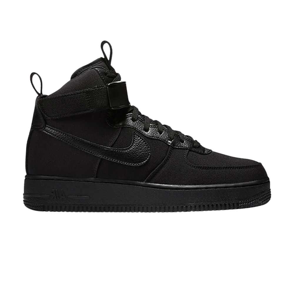 Air Force 1 High 'Black Canvas'