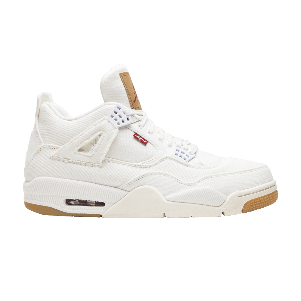 Levi's x Air Jordan 4 Retro 'White Denim'