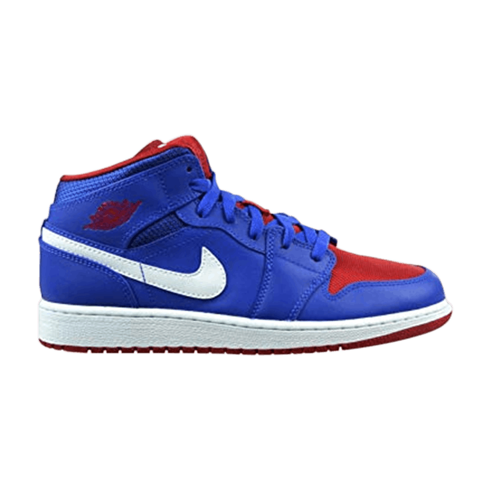 Air Jordan 1 Retro Mid GS 'Detroit Pistons'