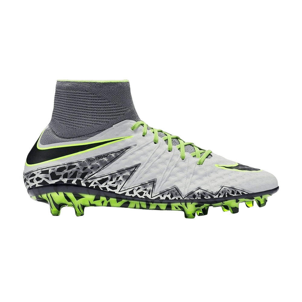 Hypervenom Phantom 2 FG 'Pure Platinum Ghost Green'