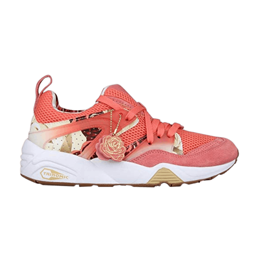 Pre-owned Puma Careaux X Wmns Blaze Of Glory In Pink