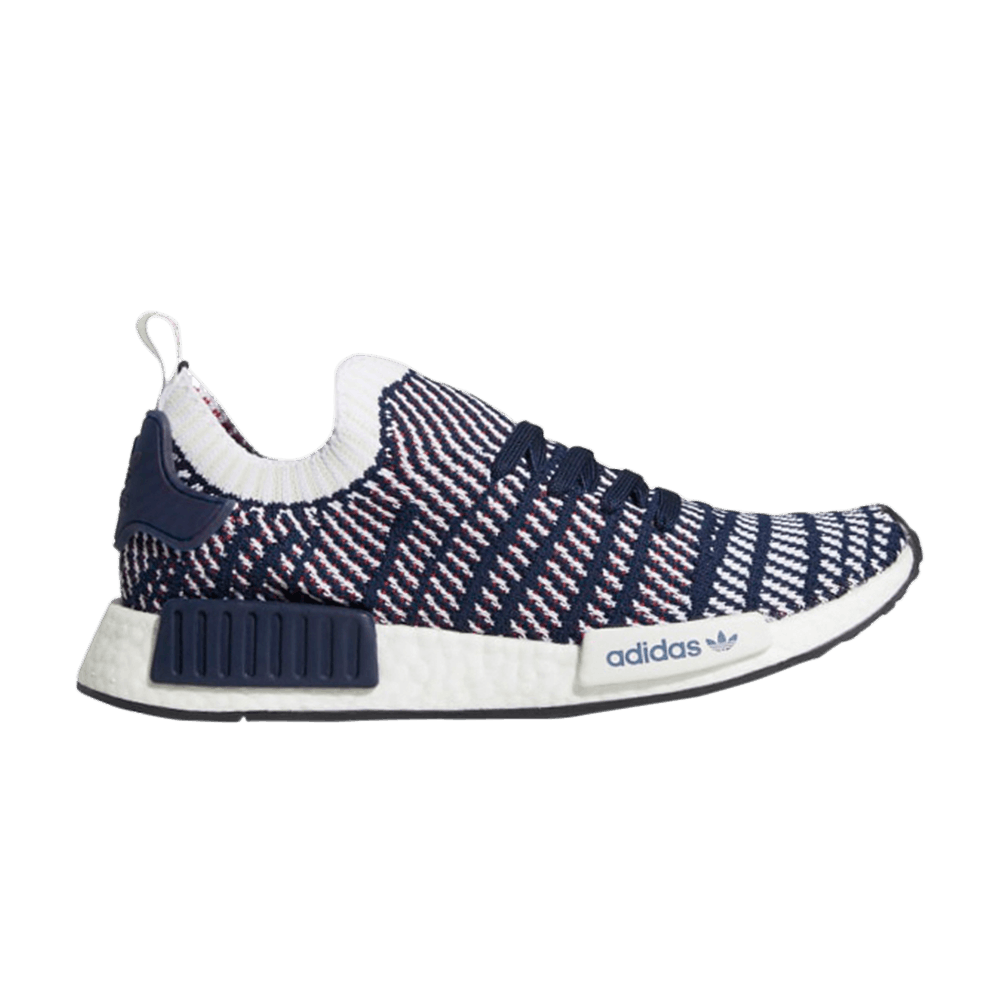 NMD_R1 STLT Primeknit 'Navy White Red'