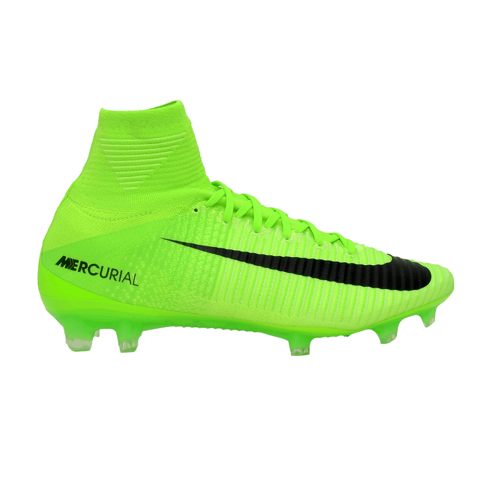 Mercurial Superfly 5 FG Scoccer Cleat 'Electric Green'