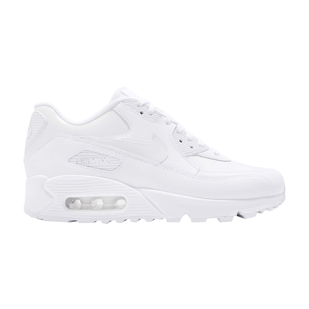 Wmns Air Max 90 Patent Leather 'Triple White'