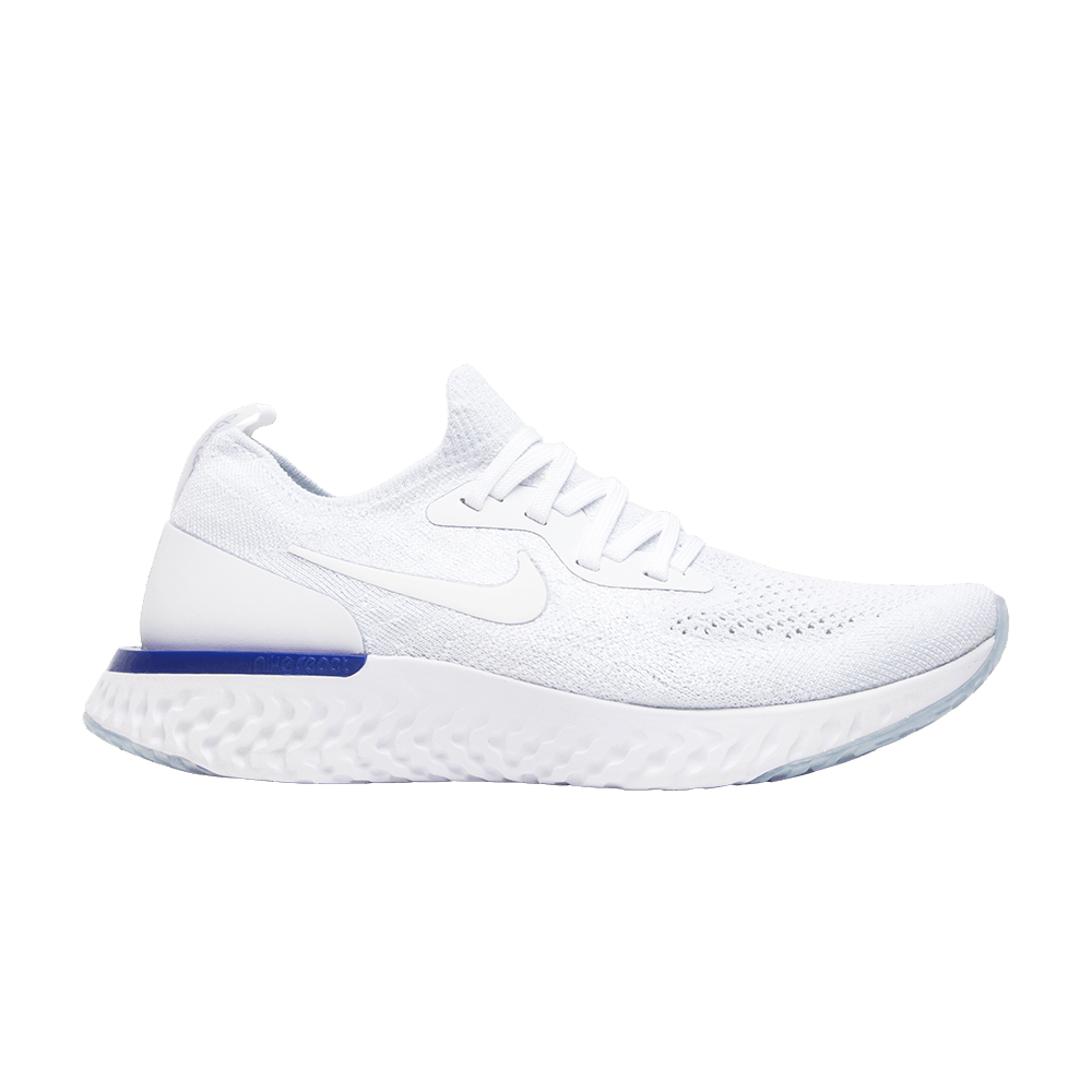 Wmns Epic React Flyknit 'White Racer Blue'