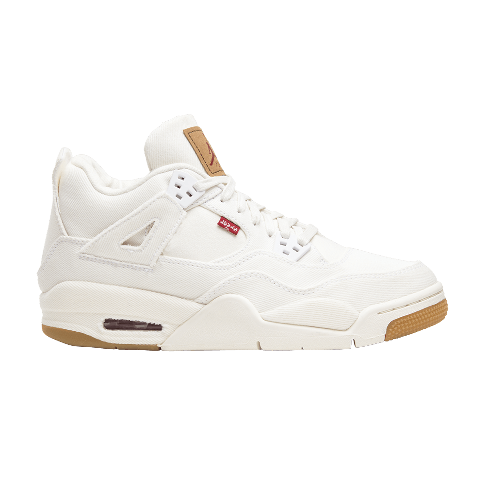 Levi's x Air Jordan 4 Retro GS 'White Denim'