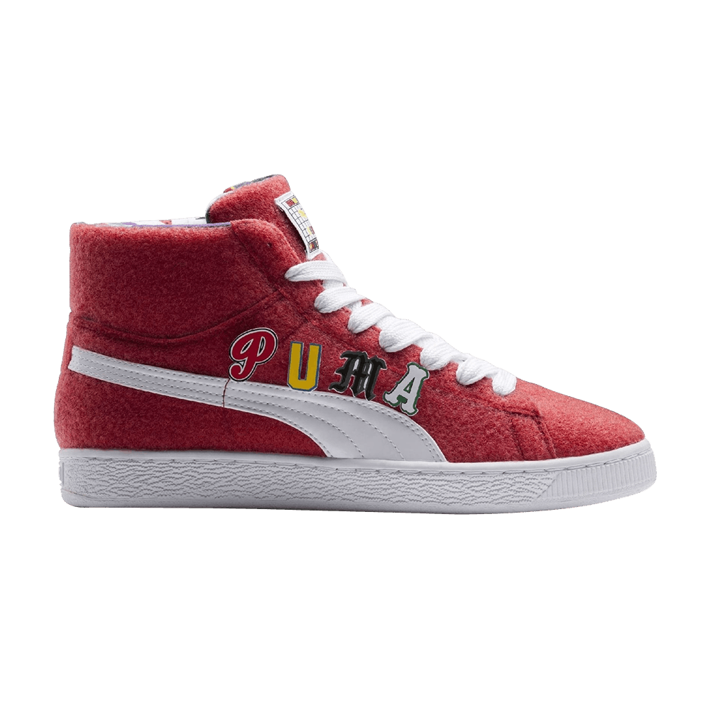 Dee & Rickey x Basket Mid 'Ribbon Red'