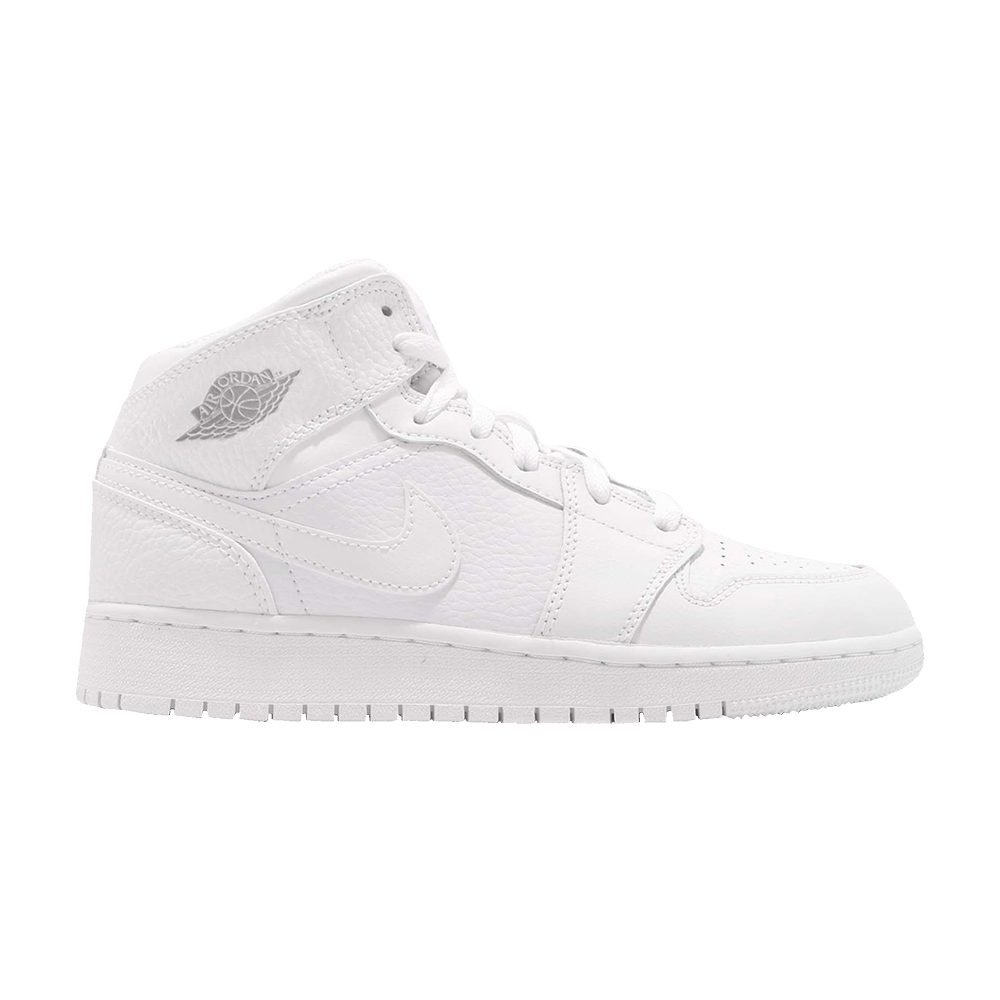 Air Jordan 1 Retro Mid GS 'Pure Platinum'