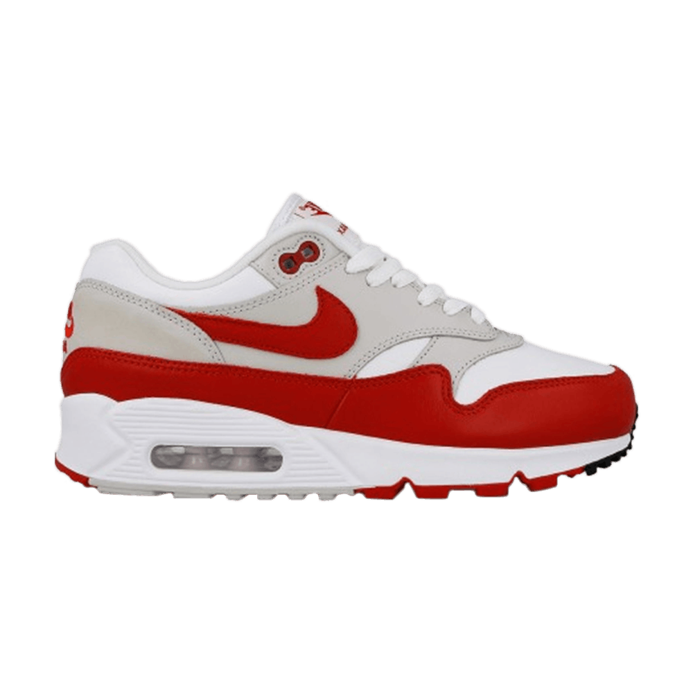 Wmns Air Max 90/1 'White University Red'