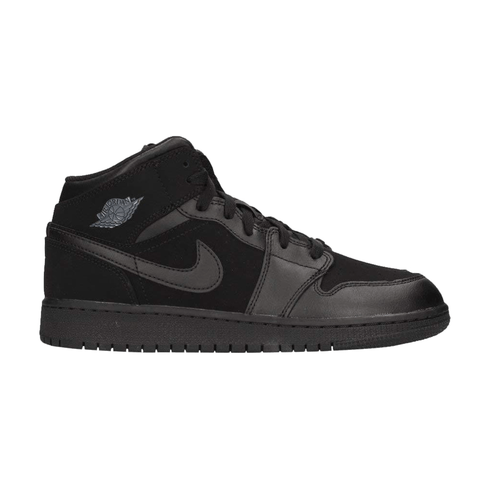 Air Jordan 1 Retro Mid GS 'Black Dark Grey'