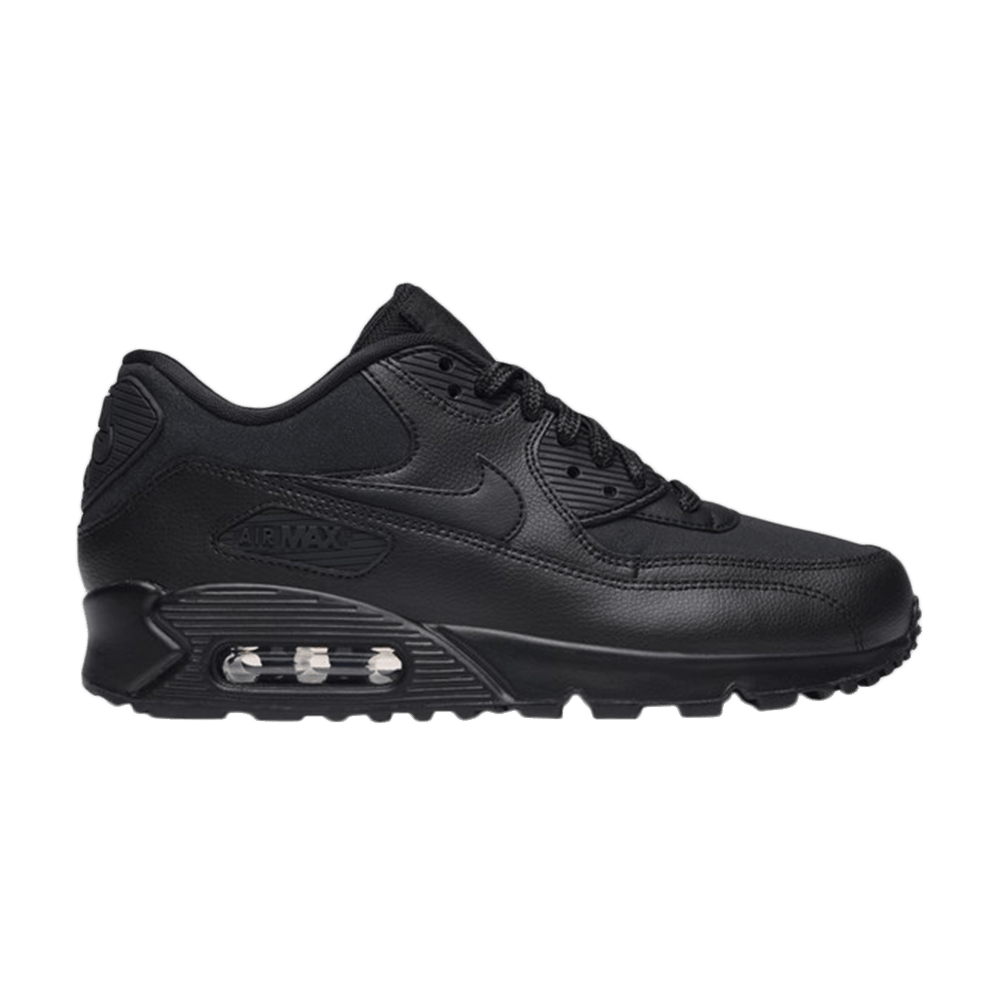 Wmns Air Max 90 Leather 'Black'