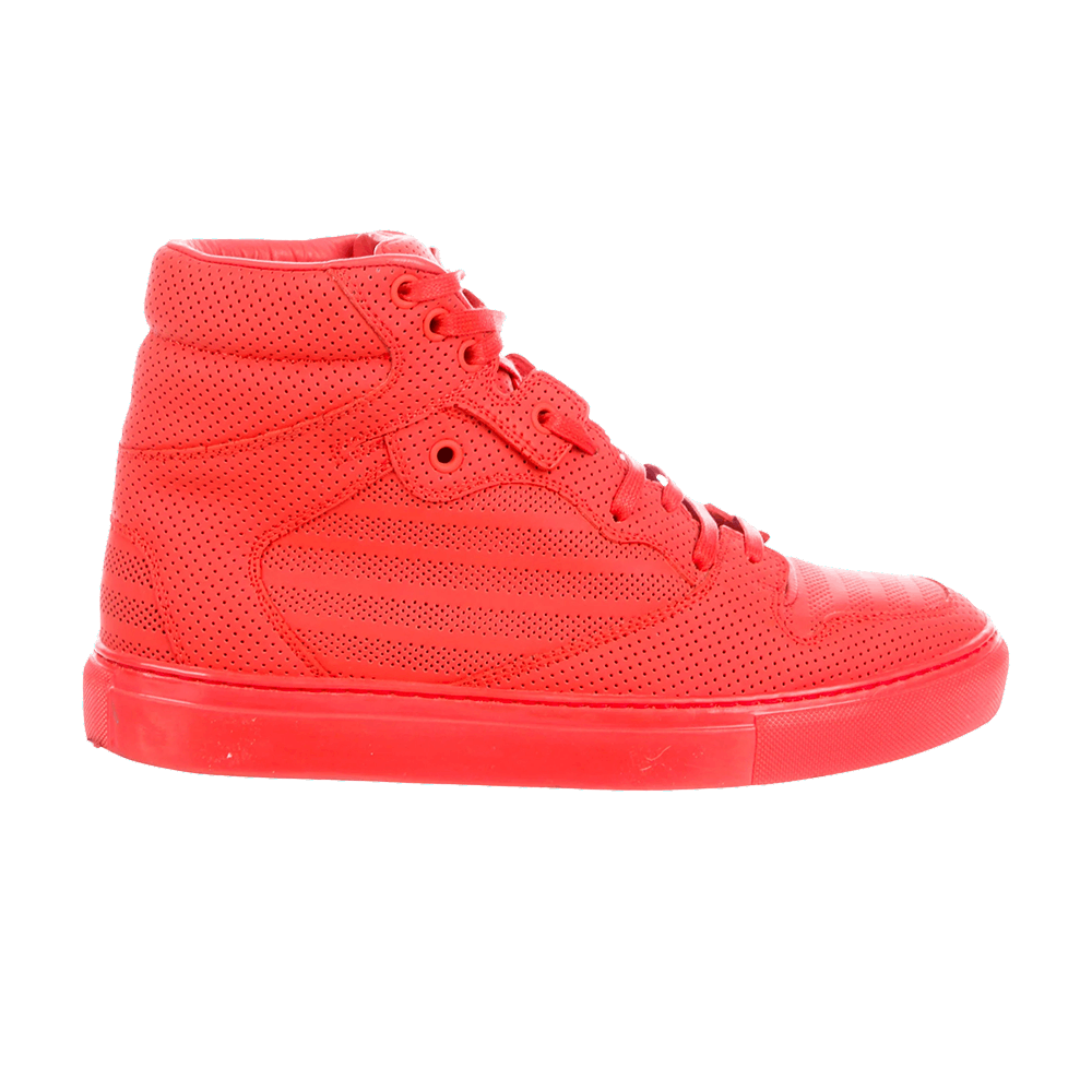 Balenciaga Perforated Leather High Top