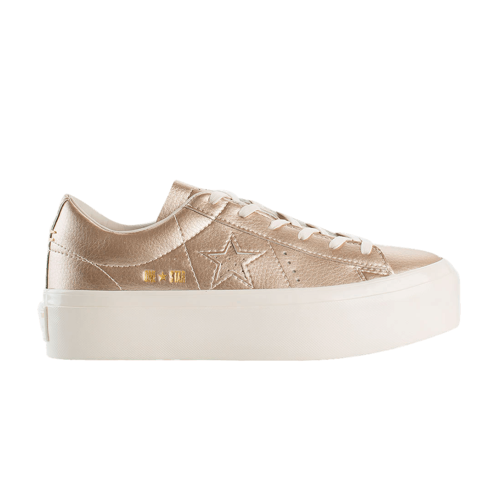 Wmns One Star Platform Ox 'Light Gold'