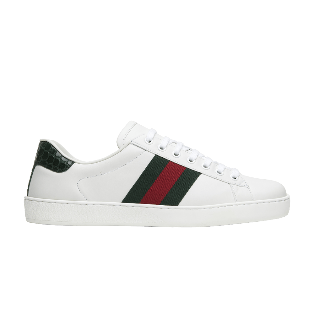 Gucci Ace Leather 'White' - Gucci - 386750 A3830 9071 | GOAT