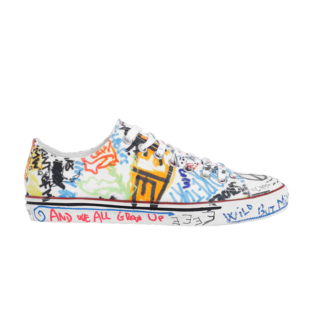 Vetements Canvas Low-Top 'White Graffiti'