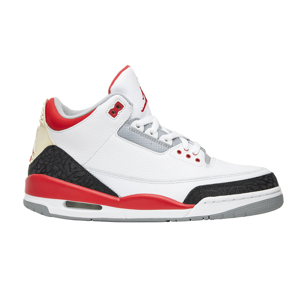 jordan retro 3 black fire red metallic gold