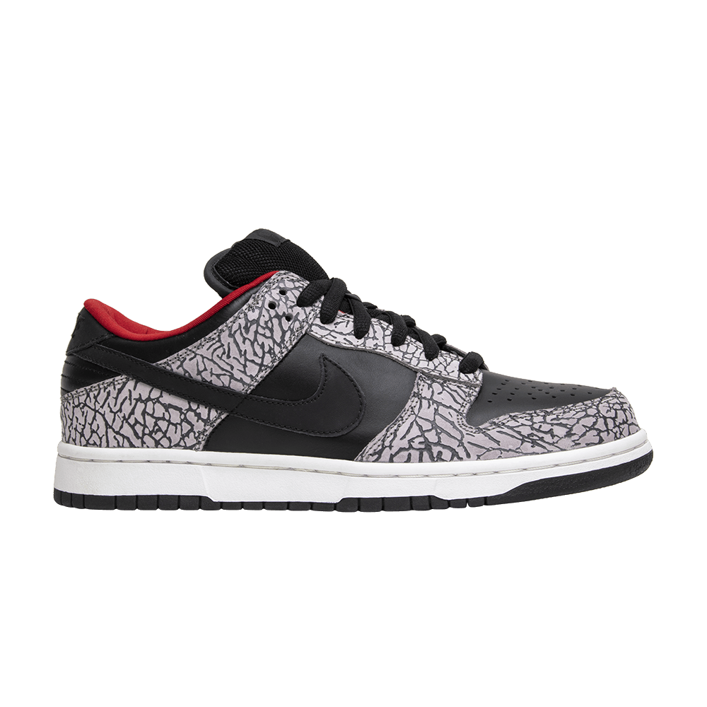 Supreme x Dunk Low Pro SB 'Black Cement'