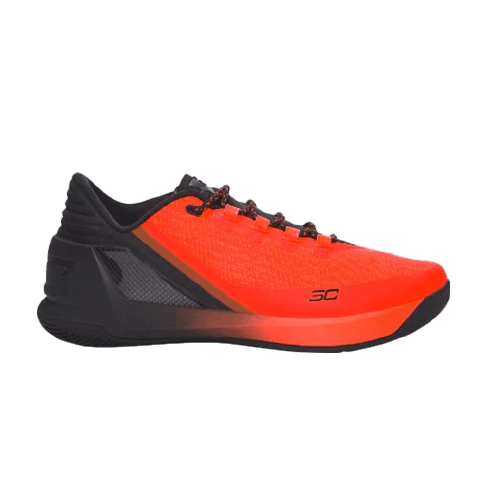 Pre-owned Under Armour Curry 3 Low 'phoenix Fire' In Orange