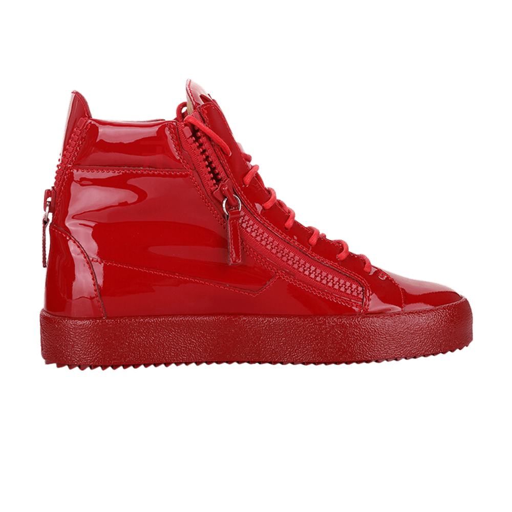 Giuseppe Zanotti London Double Zip High Patent