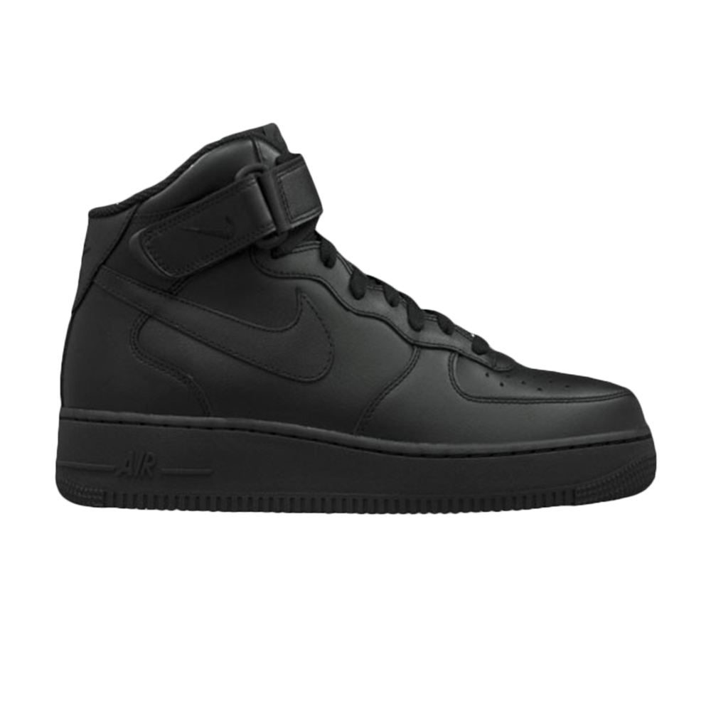 Air Force 1 Mid GS 'Triple Black'