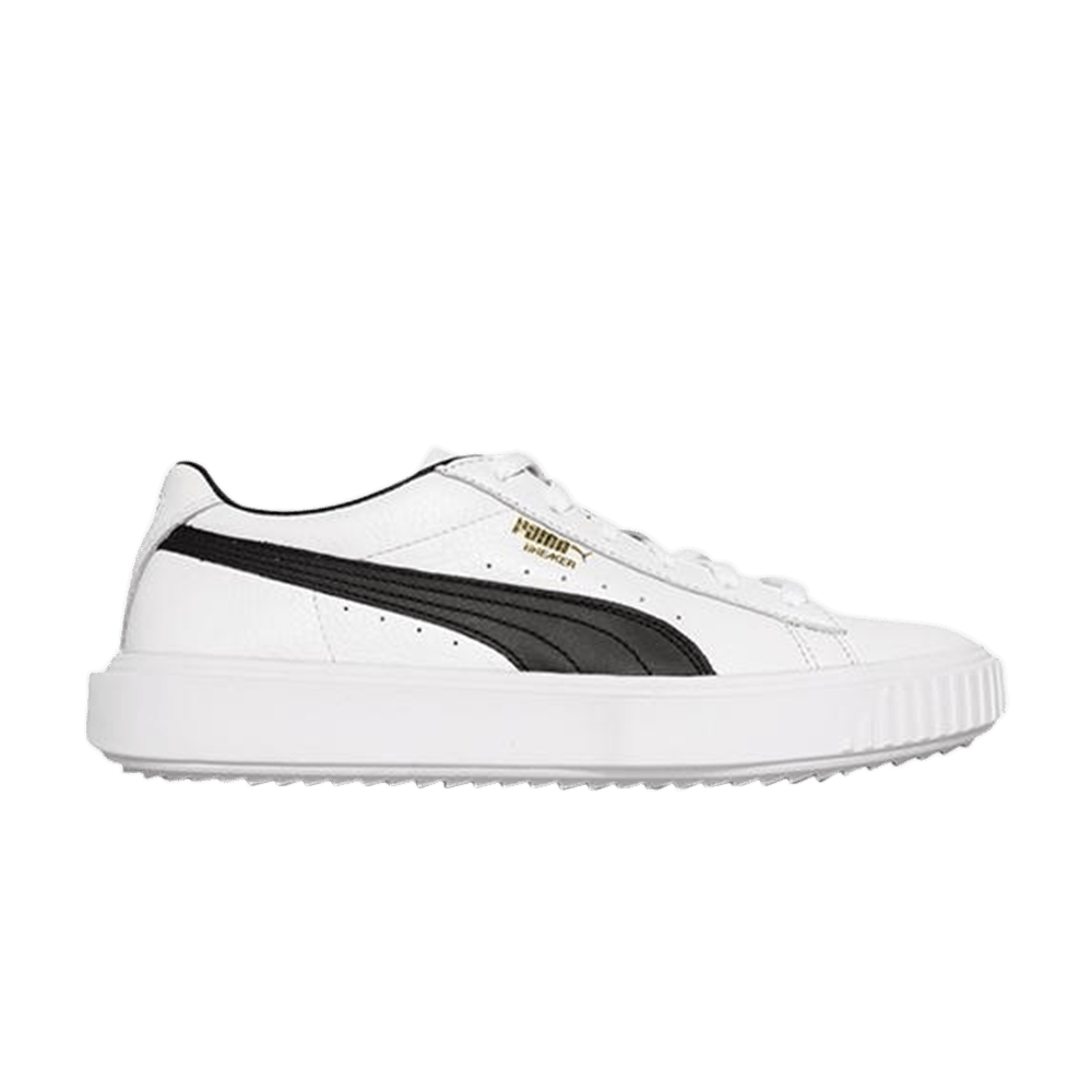 Pre-owned Puma Breaker Leather In White