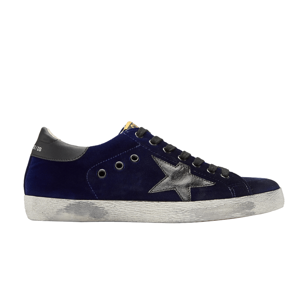 Golden Goose Distressed Superstar Low Top Sneaker 'Velvet Blue'