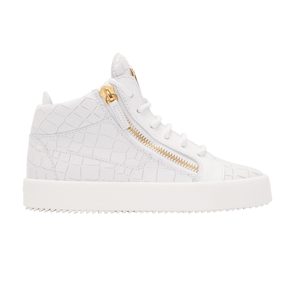 Giuseppe Zanotti London Double Zip High 'White Crocodile'