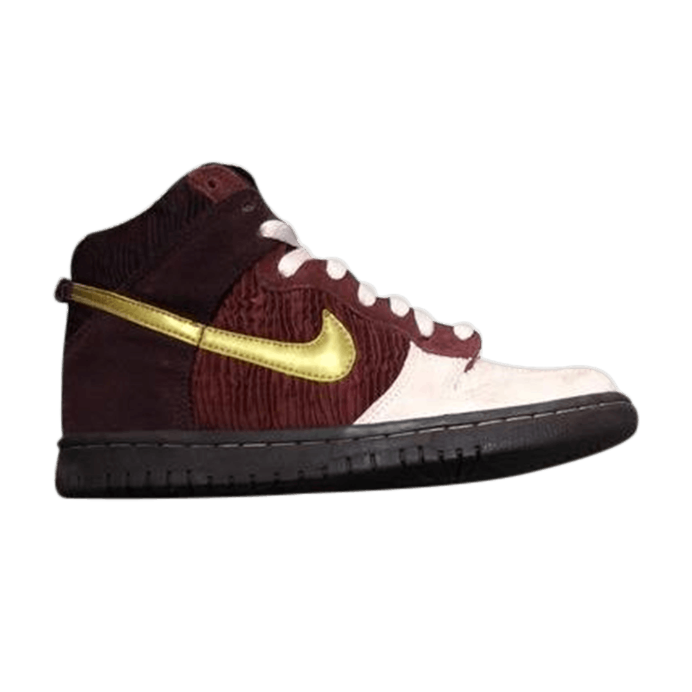 Pre-owned Nike Dunk High Gs 'deep Burgundy' In Red