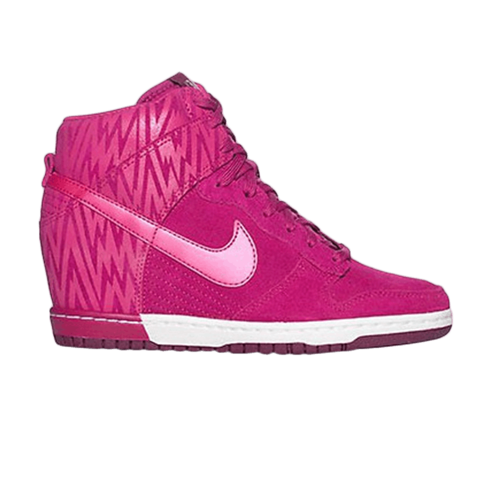 Wmns Dunk Sky Hi Print 'Bright Magenta'