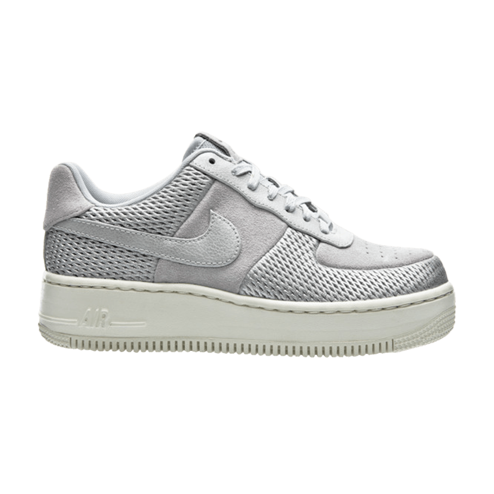 Wmns Air Force 1 Upstep Premium 'Metallic Platinum'