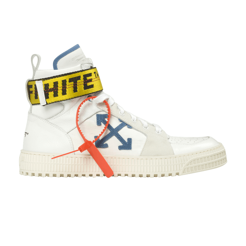 Buy Off-White High Top Sneaker 'White Blue' - OMIA102F18B040160130 