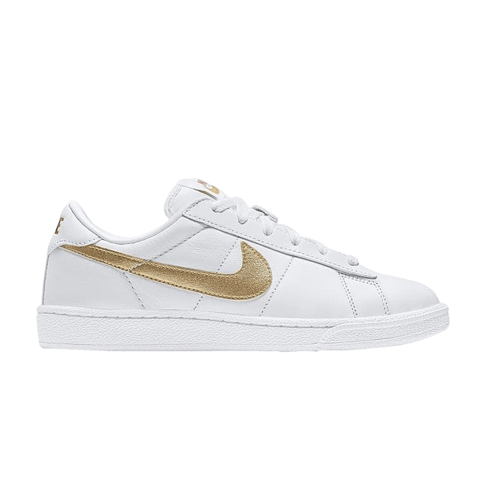 Wmns Tennis Classic 'Metallic Gold Swoosh'